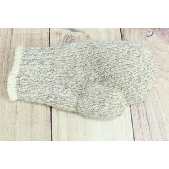 Women's Knitted Mittens Wool Fleece Lined - Picture 7 of 9
